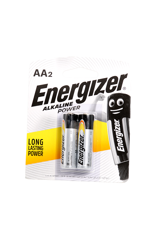 Energizer Battery Alkaline Power AA2 LifePlus