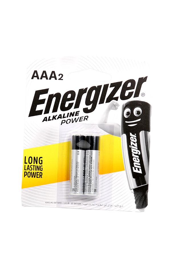 Energizer Battery Alkaline Power AAA2 LifePlus