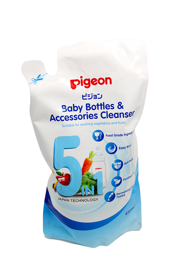 Pigeon Baby Bottles & Accessories Cleanser Refill 450 Ml LifePlus