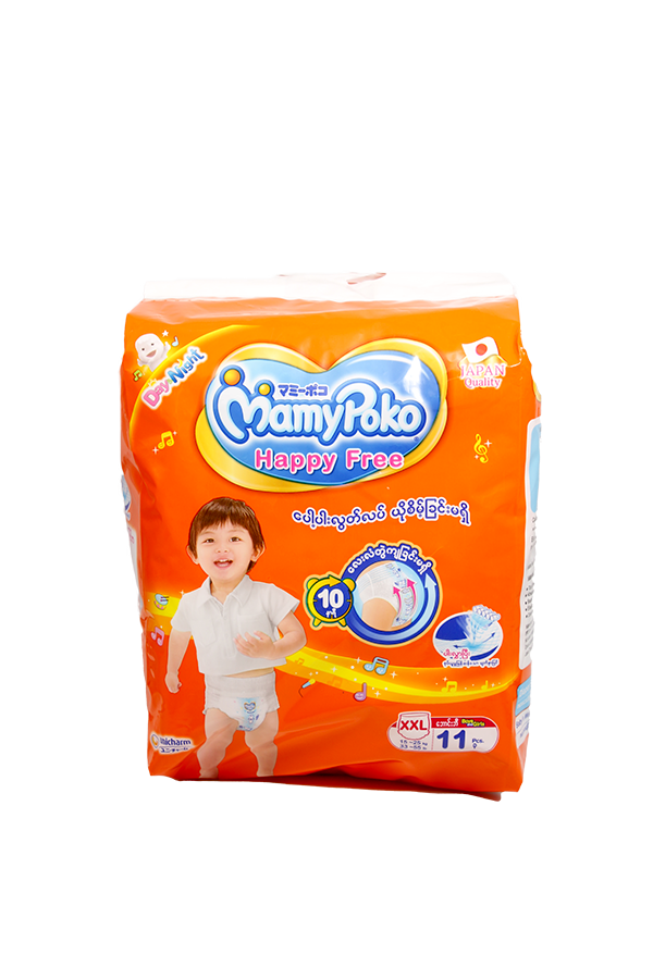 Mamy Poko Baby Diaper Happy Day & Night Pants XXL 11's LifePlus
