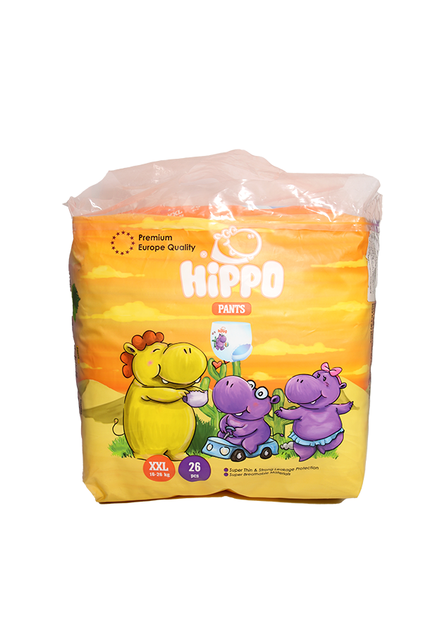 Hippo Baby Diaper Jumbo Pants XXL 1626kg 26's LifePlus