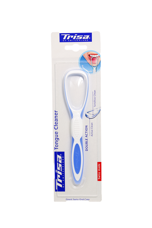 Trisa Tongue Cleaner Double Action LifePlus