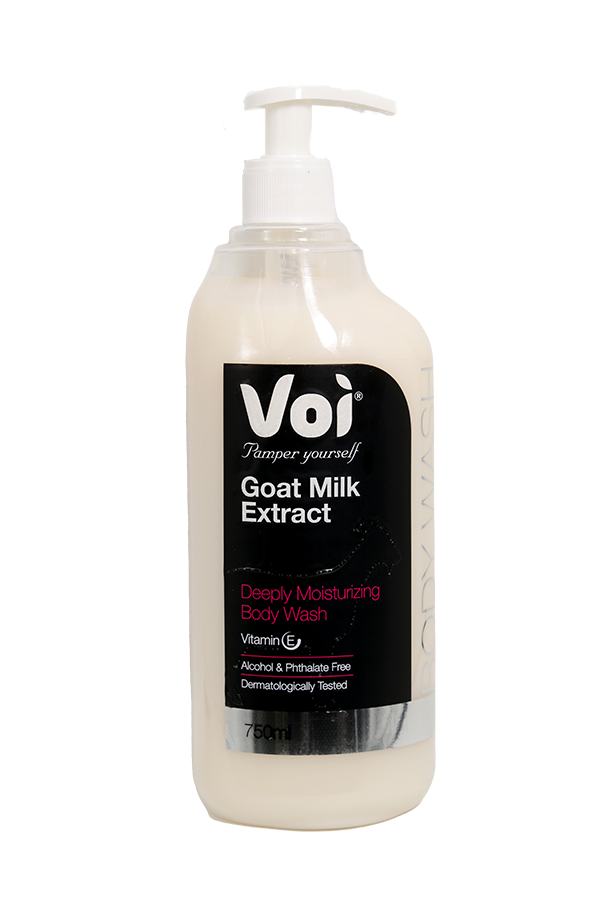 Voi Deeply Moisturizing Body Wash Goat Milk Extract 750ml LifePlus