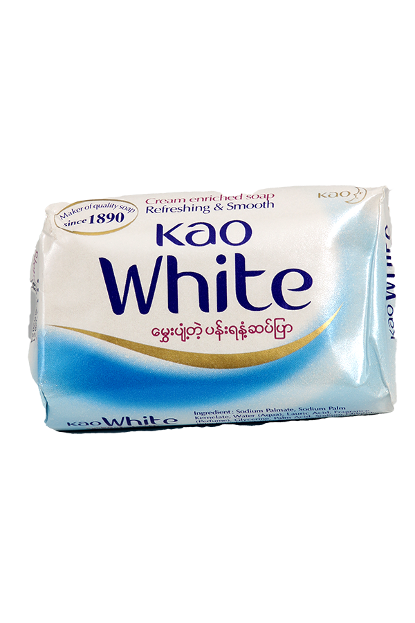 KAO White Bar Soap Elegant Floral 85g LifePlus