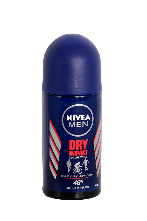 Nivea Men Dry Impact Roll On 50ml - LifePlus