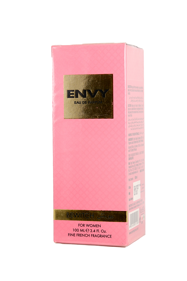 Envy Eau De Perfume Bewitch Fine French Fragrance For Women 100ml