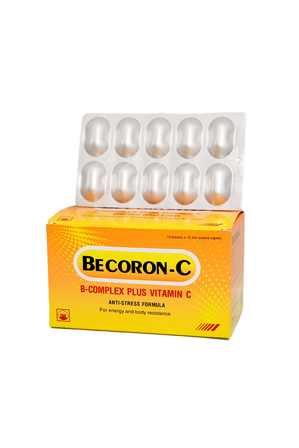 BecoronC B Complex With Vitamin C Caplets 10's LifePlus