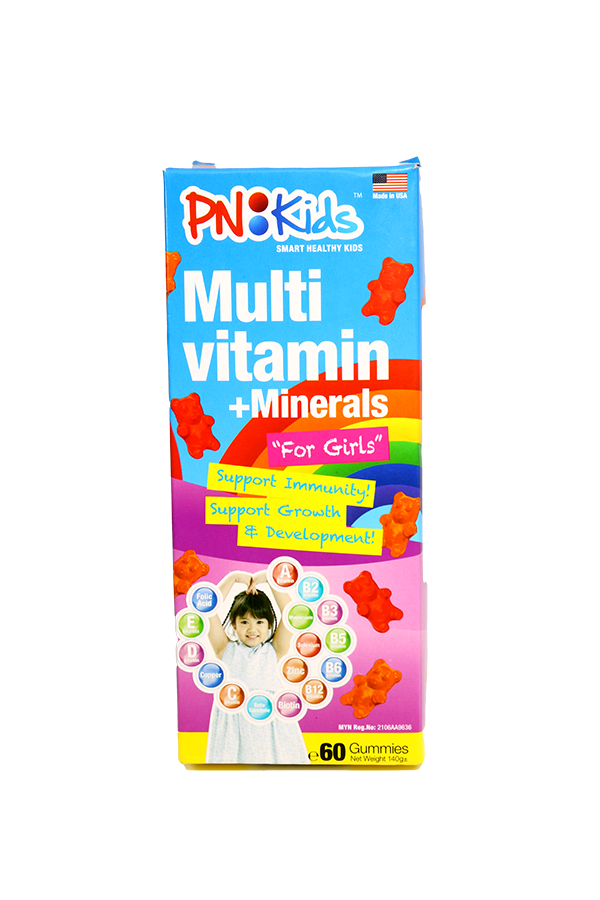 Pnkids Multivitamin And Minerals Girls 60's LifePlus Pharmacy