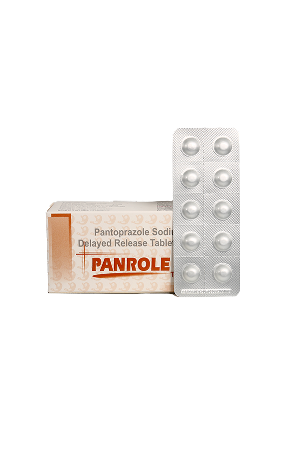 Panrole Pantoprazole USP 40mg 10's LifePlus