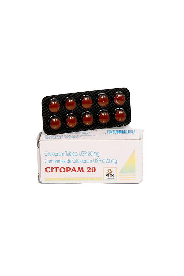 Citopam Citalopram 20mg Tab 10's LifePlus
