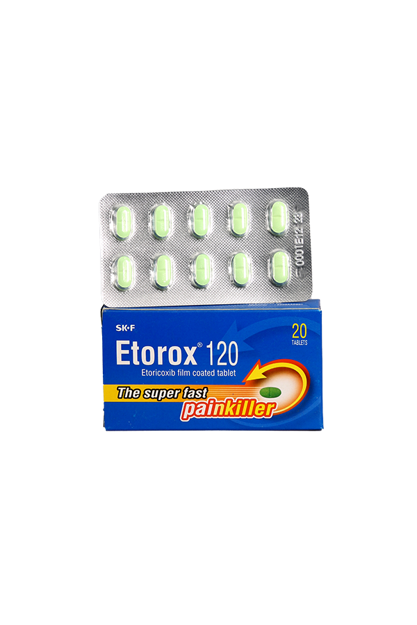 Eskayef Etorox 120mg Tab 10's - LifePlus Pharmacy