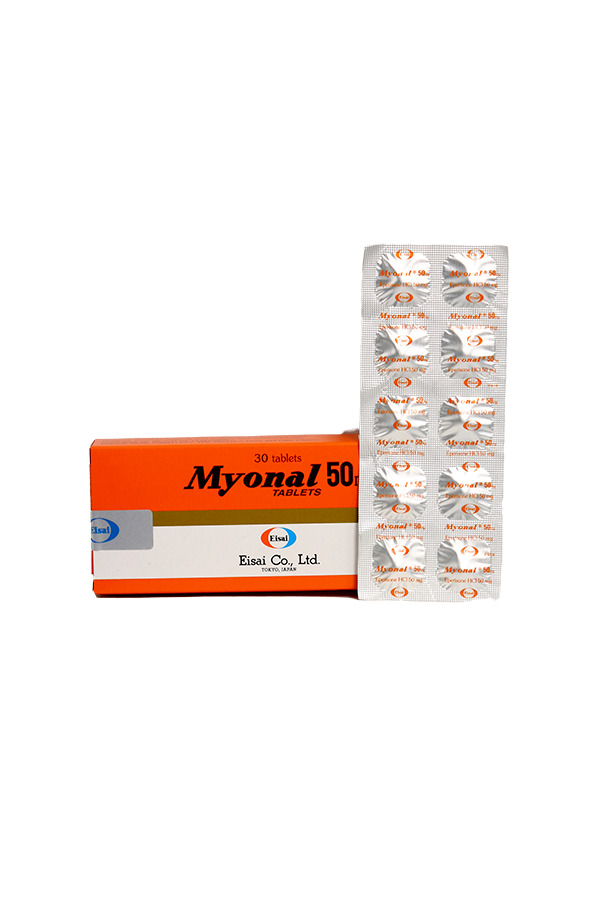 Myonal Tab 50mg 10's - LifePlus