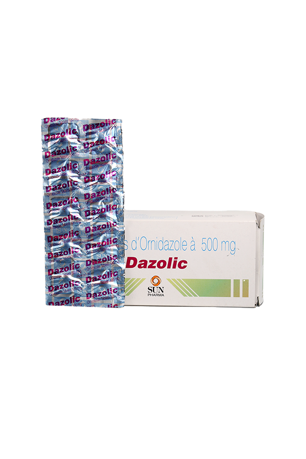 Dazolic Ornidazole 500 Mg Tab 10's - LifePlus