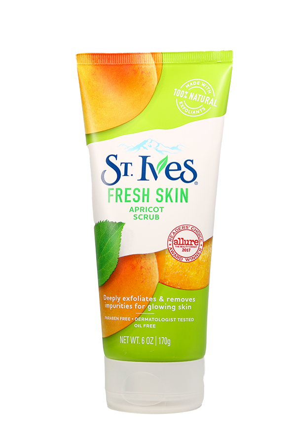St.Ives Face Scrub Fresh Skin Apricot 170g LifePlus