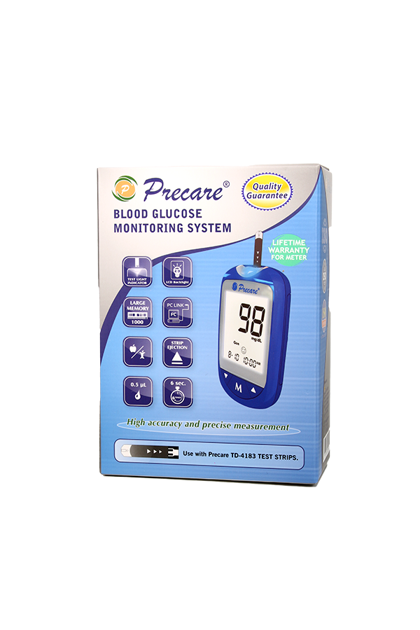 Precare Blood Glucose Monitoring System - LifePlus Pharmacy