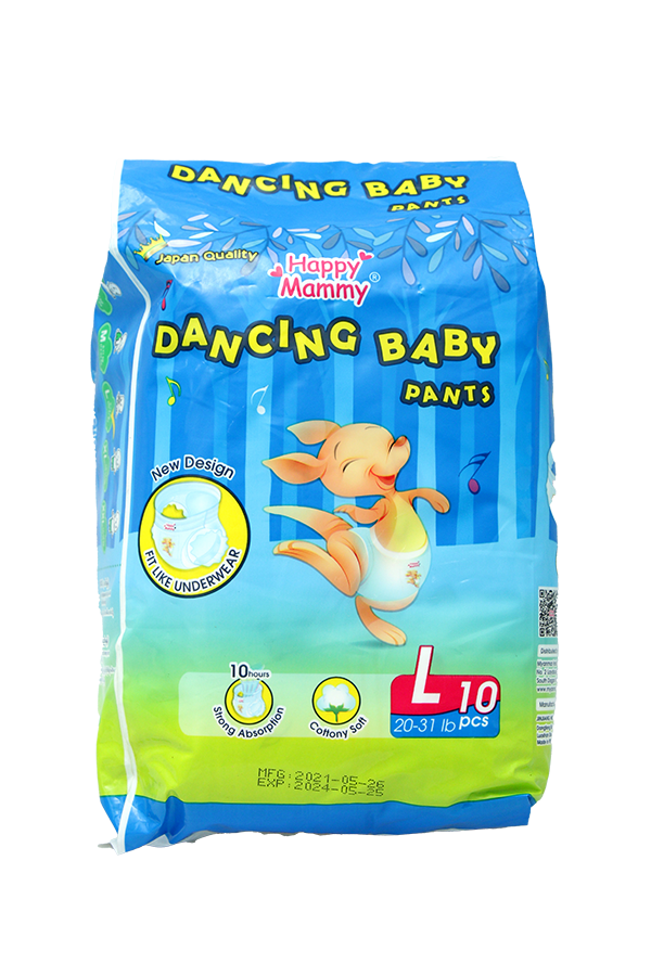 Happy Mammy Baby Diaper Pants Dancing #L 10's – LifePlus Health