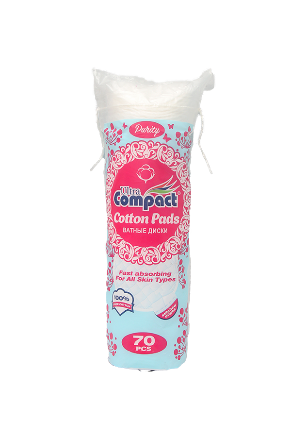 Ultra Compact Cotton Pads 70's LifePlus