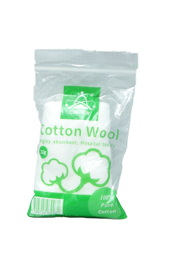 Crown Cotton Wool 10g 1's LifePlus