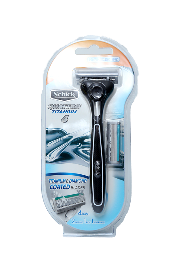 Schick Quattro Titanium Razor LifePlus