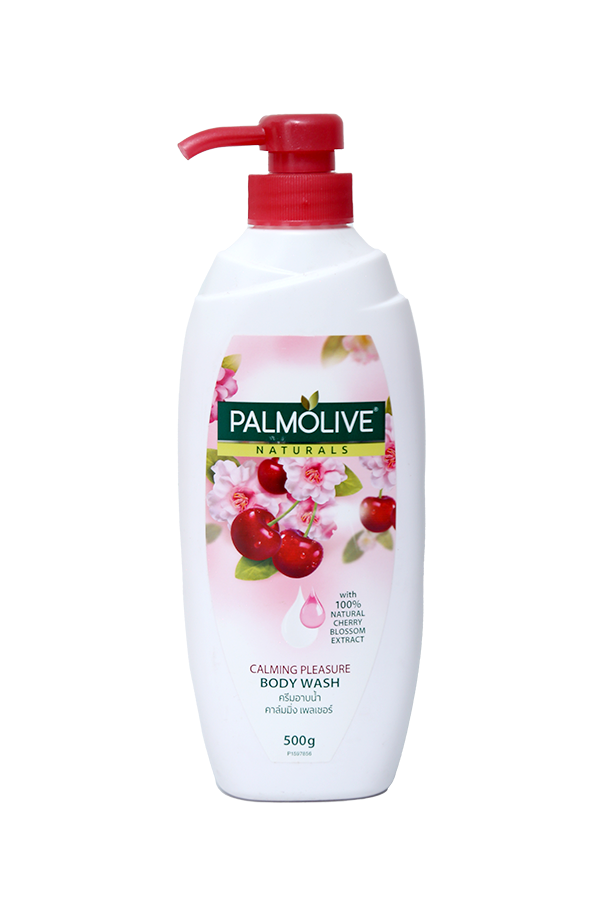 Palmolive Natural Body Wash Calming Pleasure Cherry Blossom 500g LifePlus