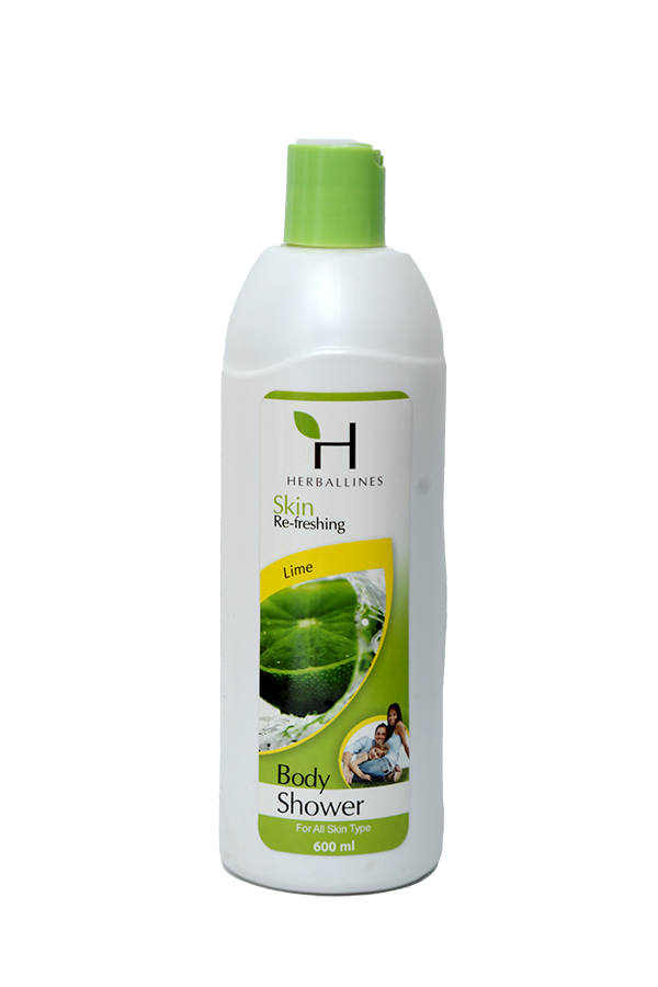 Herballines Body Shower Skin ReFreshing Lime 600ml LifePlus