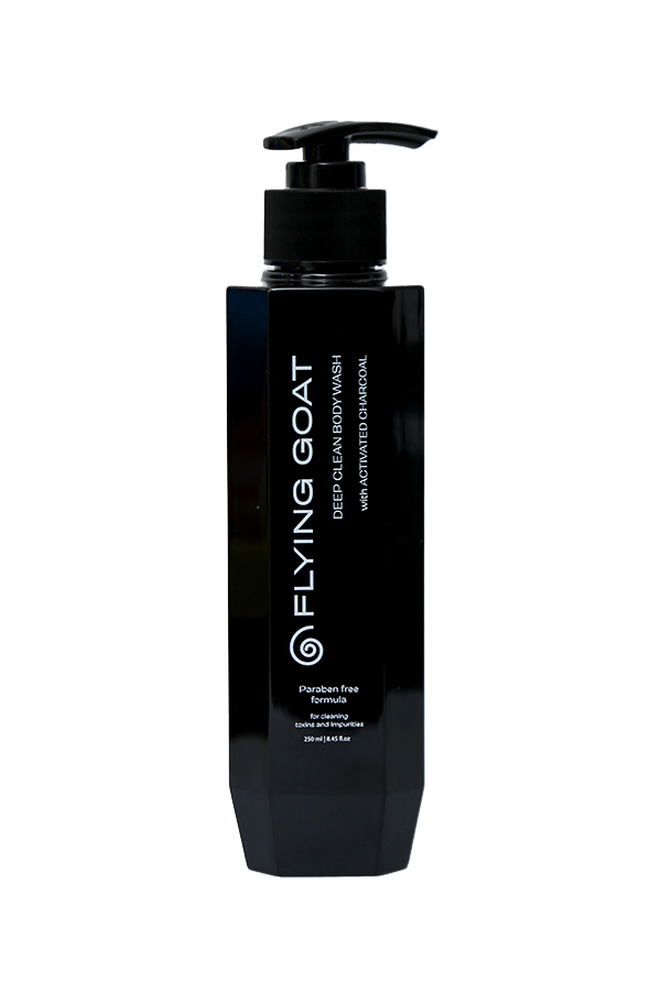 Flying Goat Body Wash Deep Clean With Activated Charcoal 250ml LifePlus