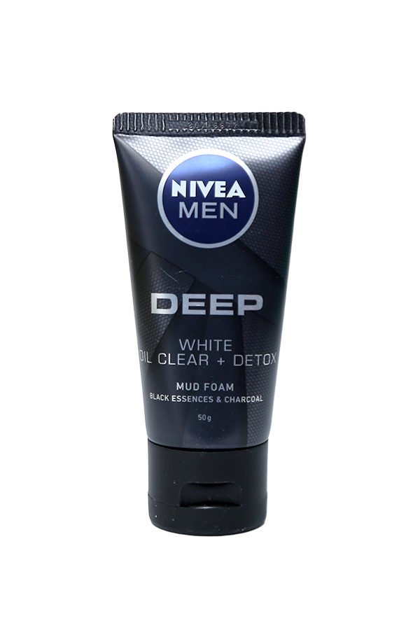 Nivea Facial Cleanser Men Deep White Oil Clear 84416 50g LifePlus