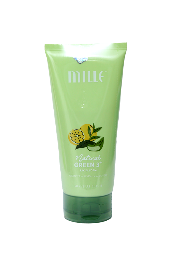 Mille Facial Cleanser Natural Green 3+ Foam 150g LifePlus