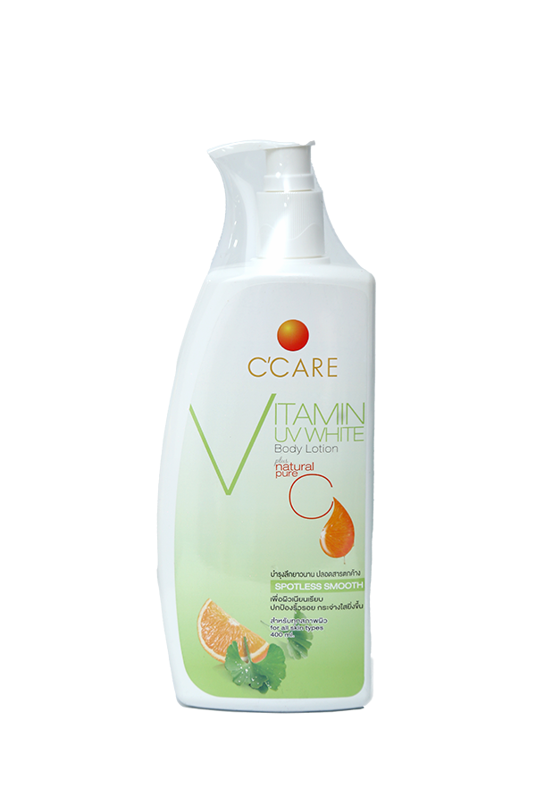 C'Care Body Lotion Vitamin UV White Spotless Smooth 400ml LifePlus