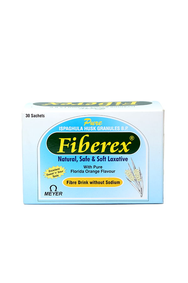 Fiberex Ispaghula Husk Sachet (Orange Flavour) 1's LifePlus