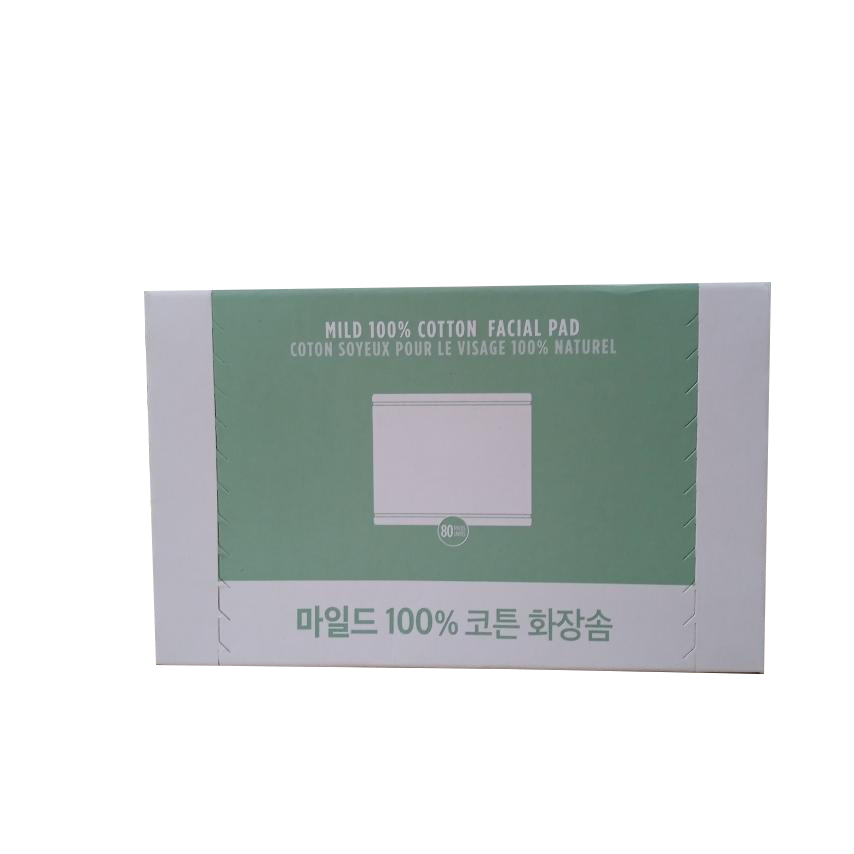The Face Shop Mild 100 Facial Cotton Pad 80's LifePlus