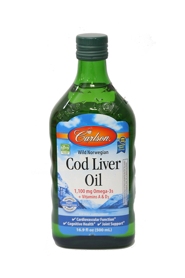 Carlson Cod Liver Oil Unflavour 500ml LifePlus