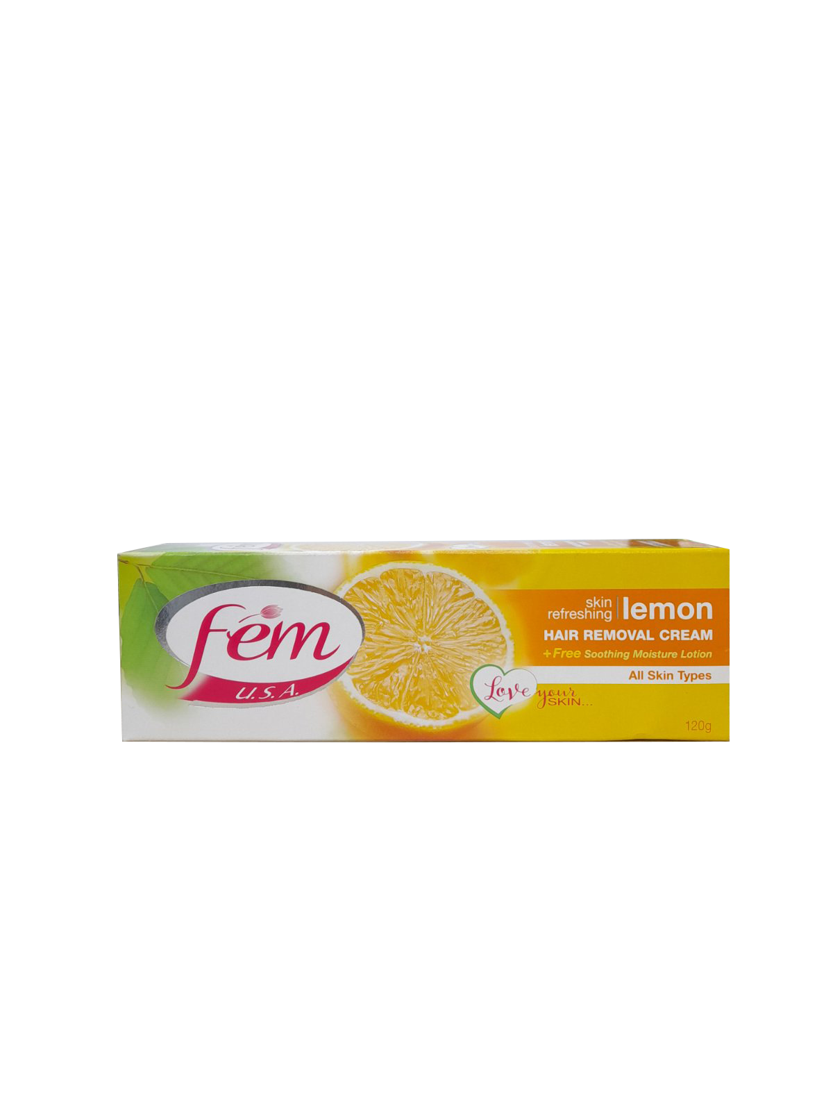 Fem Hair Removal Cream Lemon 120g LifePlus