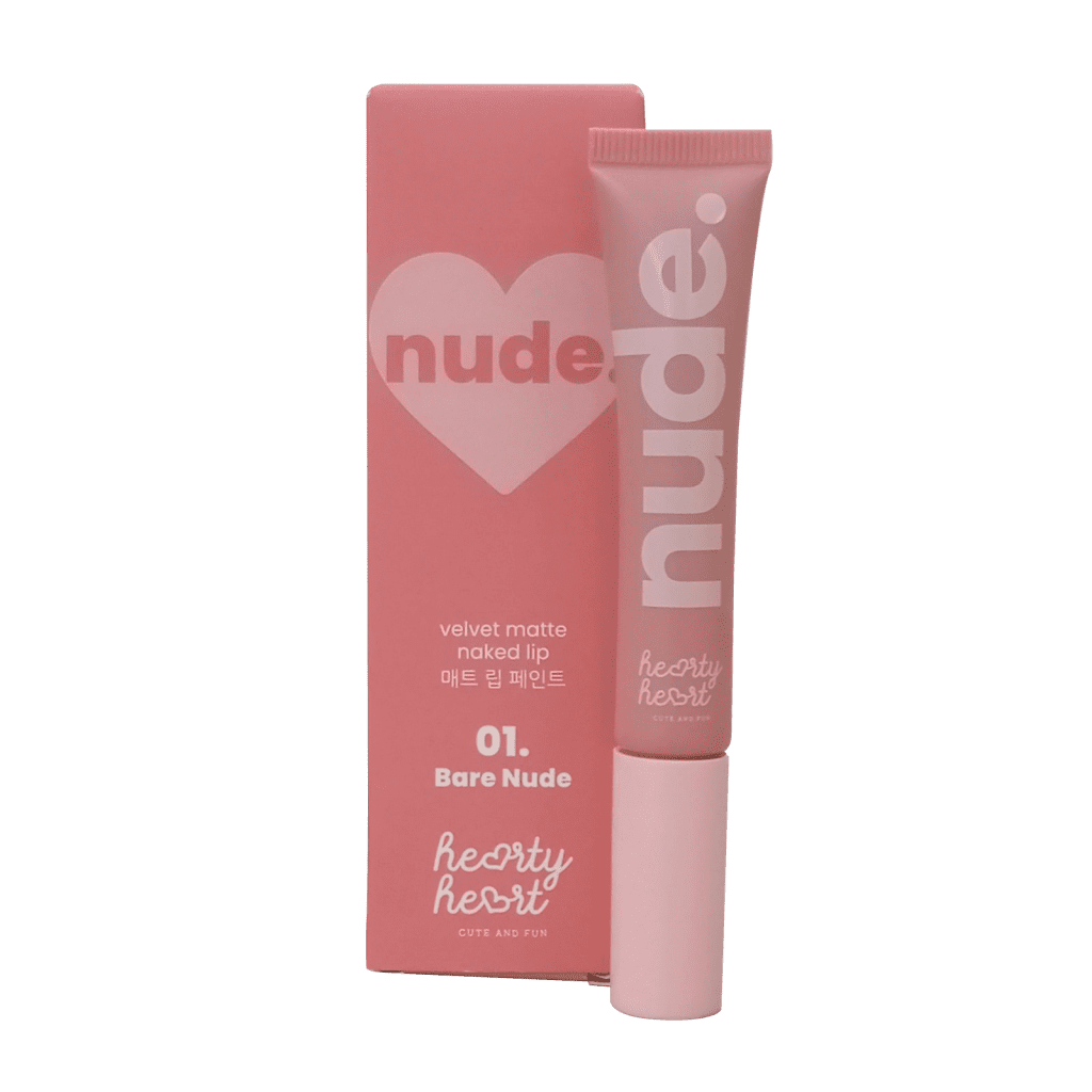 Hearty Heart Lipstick Velvet Matte Naked Lip Bare Nude Ml Lifeplus