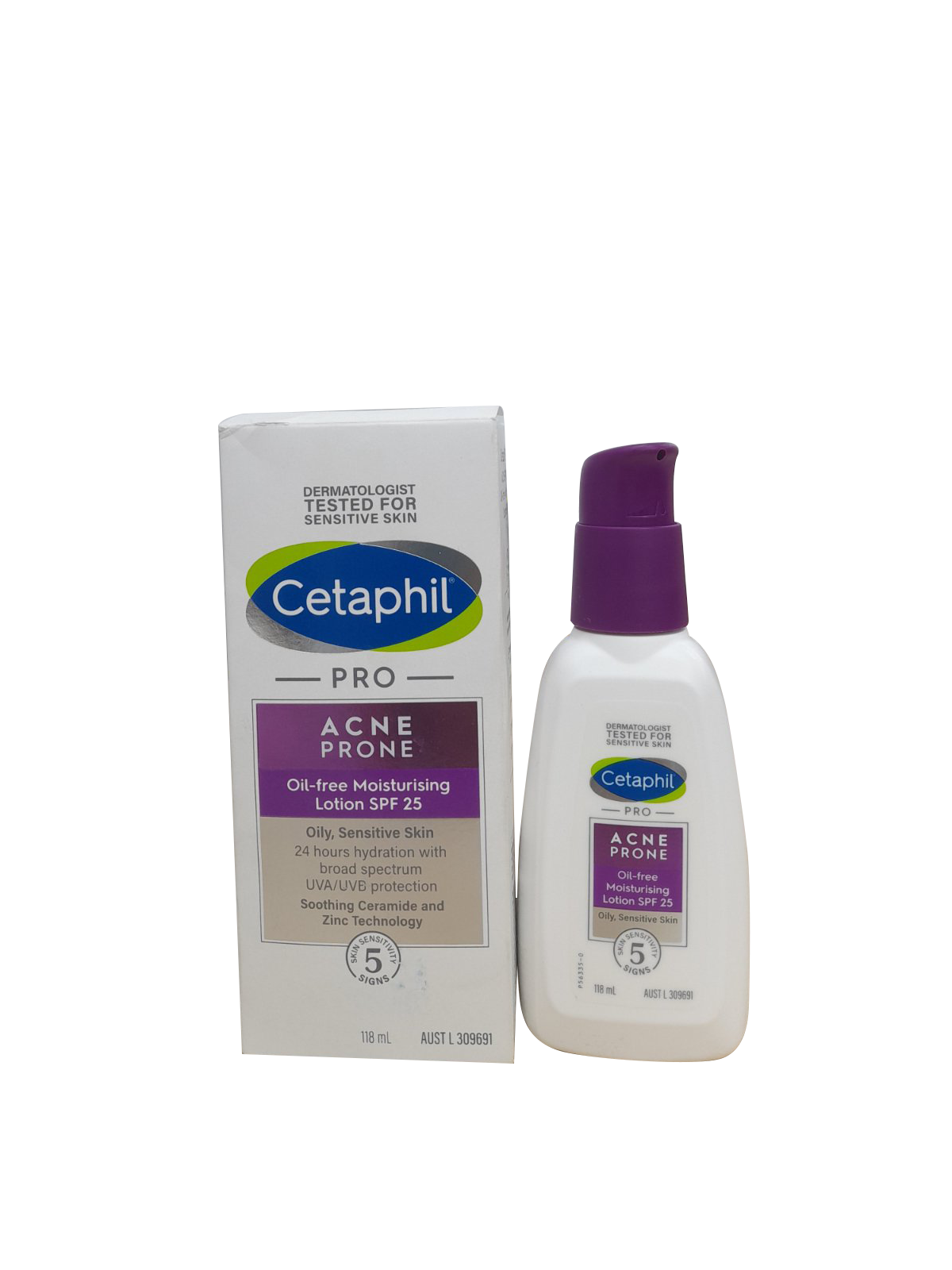 Cetaphil Facial Moisturizer Pro Acne Prone OilFree Lotion SPF25 118ml