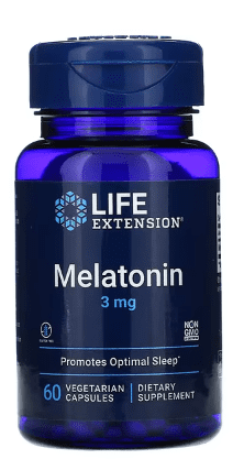 LifeExtension Melatonin 3mg Cap 60's - LifePlus