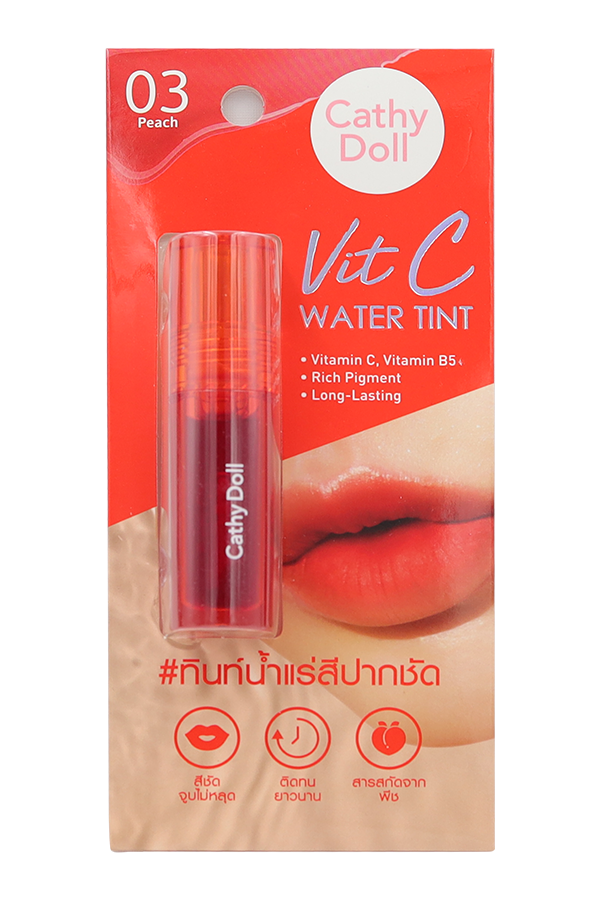 vitamin c lip tint Cathy Doll Lip Tint Vit C Water Tint #03 Peach 2.7g – LifePlus Health and  Beauty